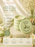 Bougie pistache macaron