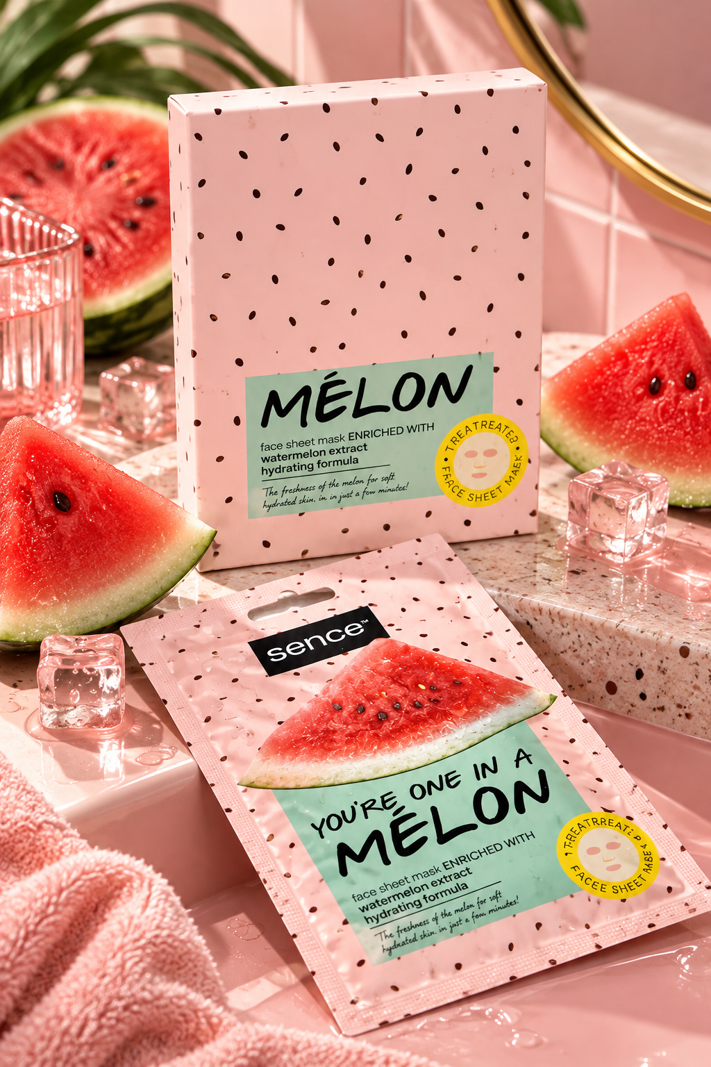 Masque visage hydratant Melon