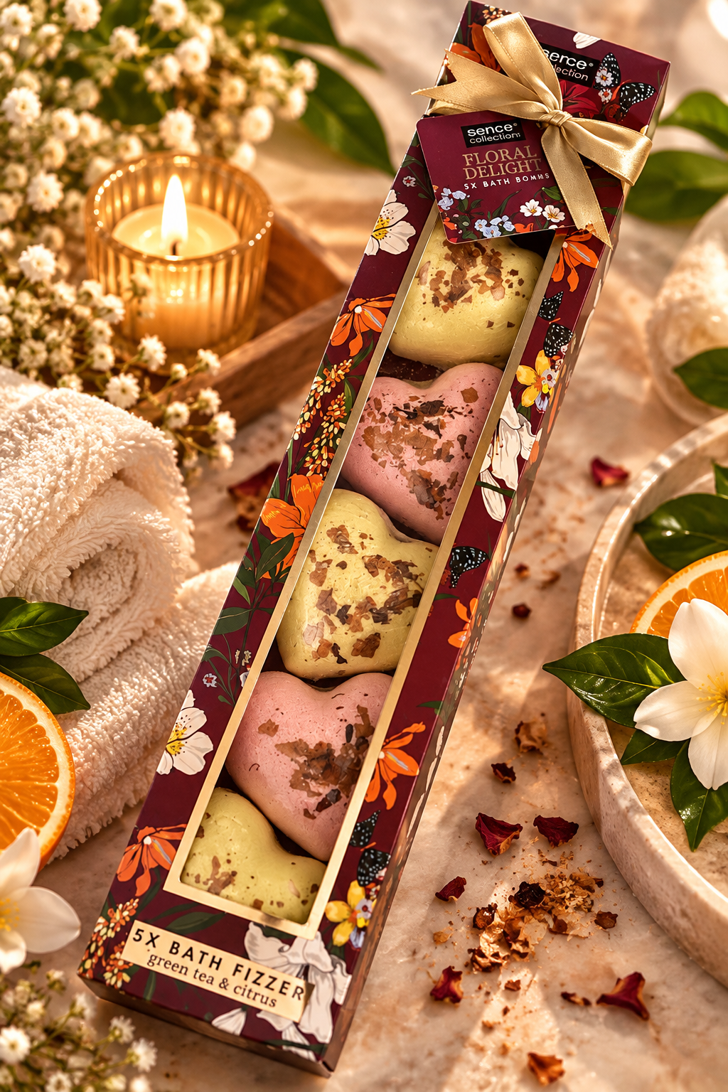Coffret 5 bombes de bains