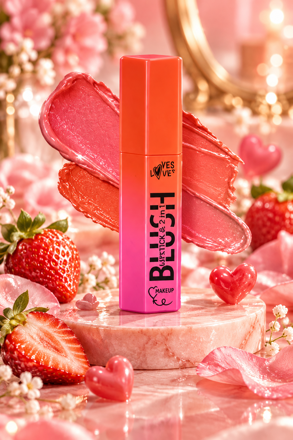 Rouge à lèvres Blush 2 en 1