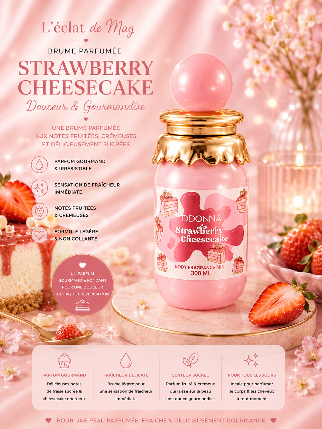 Brume Fraise Cheesecake