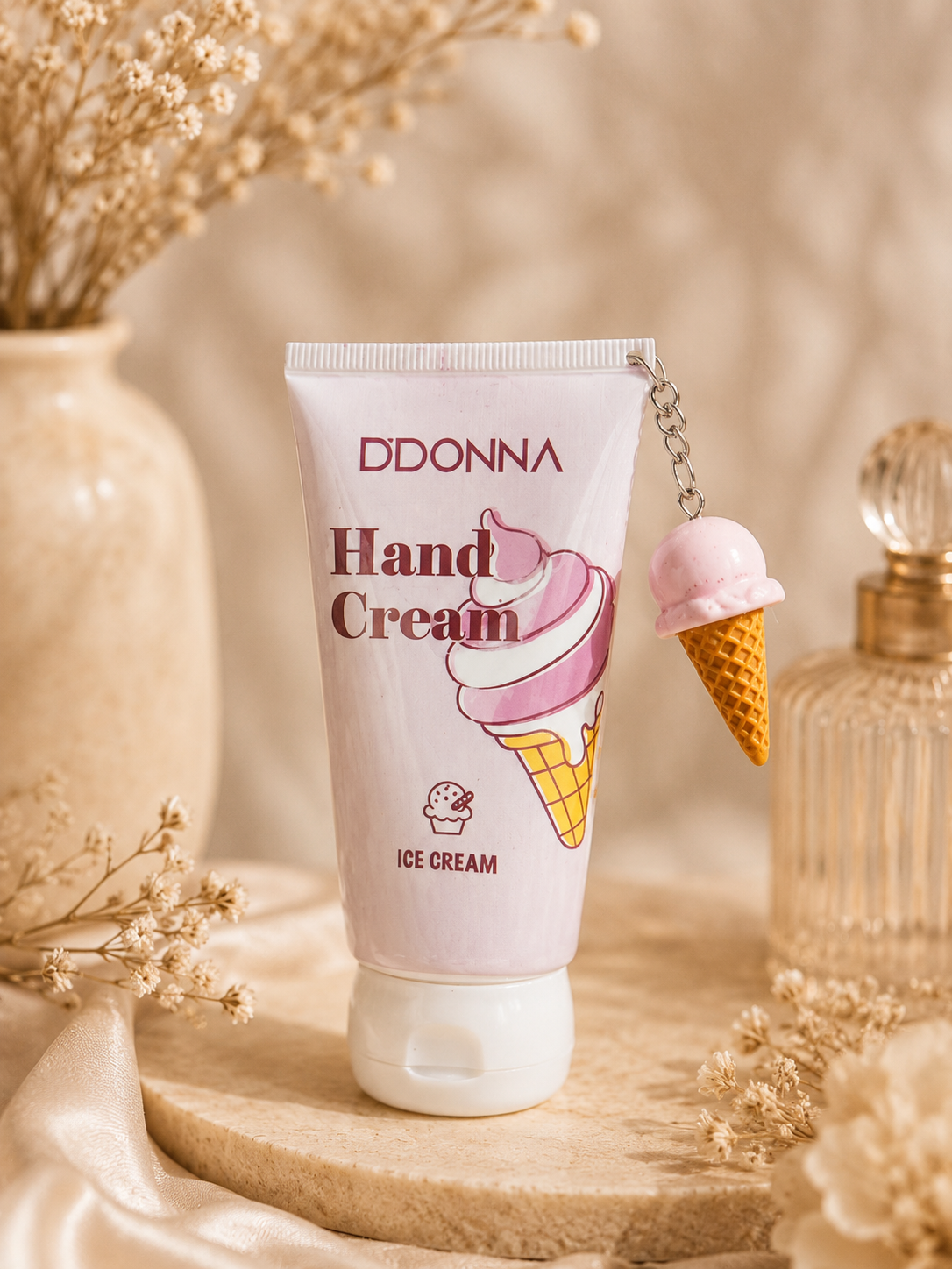Crème mains fraise hydratante - Senteur gourmande